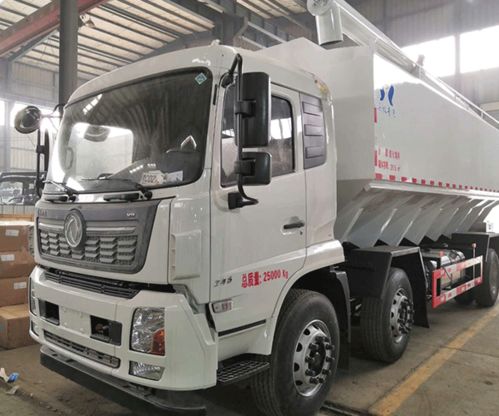 液压散装饲料运输车 随州源牧专用汽车 液压散装饲料运输车公司
